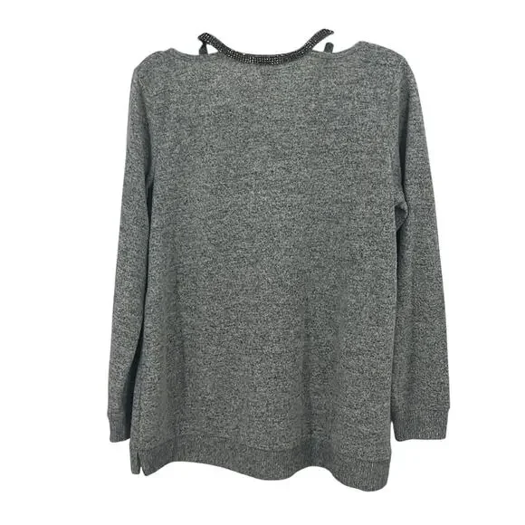 Just in 💫| Juicy Couture Rhinestone Embellishment Women's Pullover Top - Picture 2 of 9